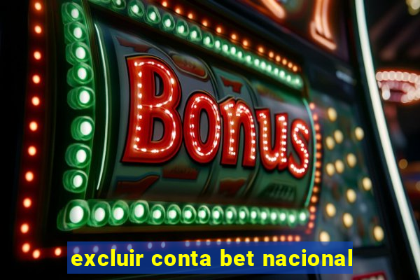 excluir conta bet nacional